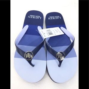 Ralph Lauren Elissa Thong Sandal Navy